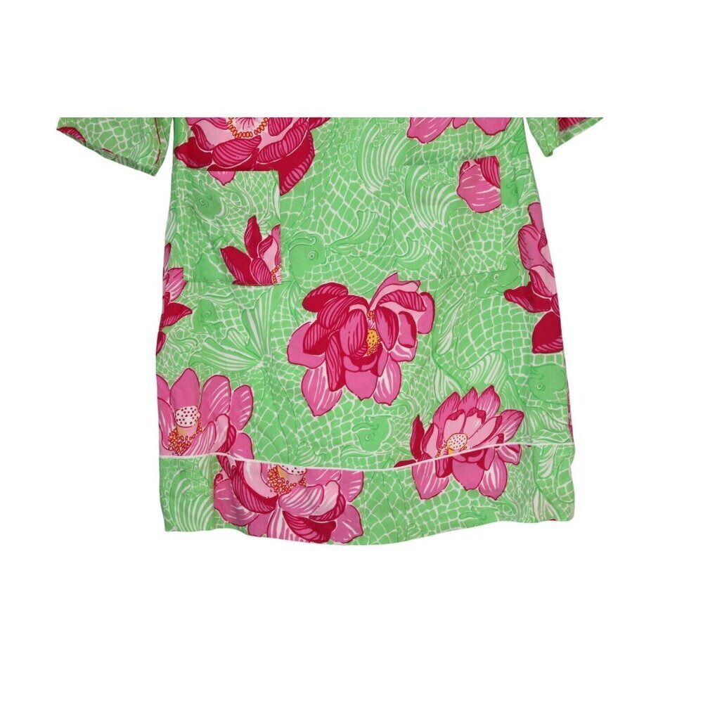 NWT Lilly Pulitzer Lyla Dress Size 6 Novelty Print Floral Resortwear Tropical - Picture 4 of 13